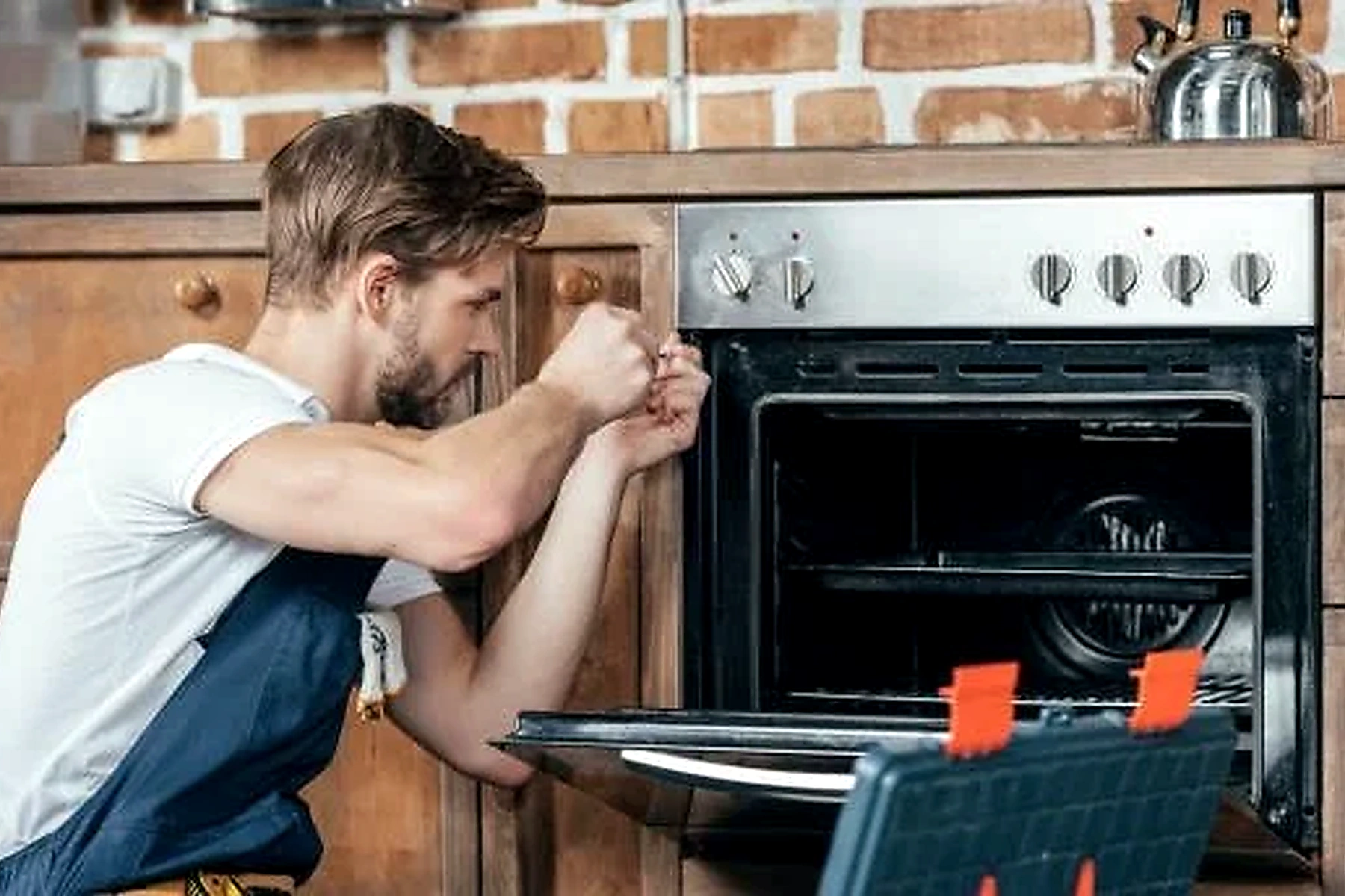 Illustrative range and oven