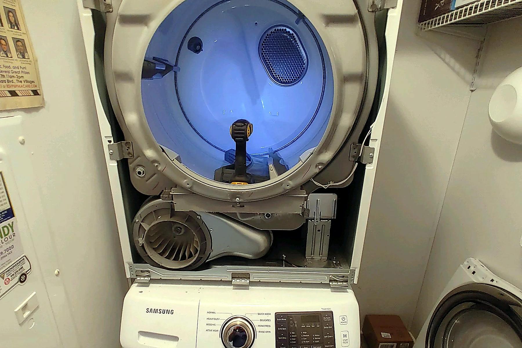 Illustrative washer and dryer